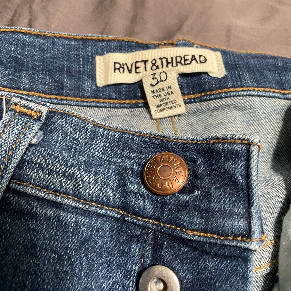 Madewell premium Rivet and Thread denim